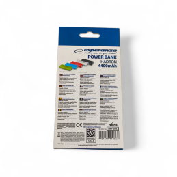 Esperanza EMP105K Power banka 4400mAh - čierna