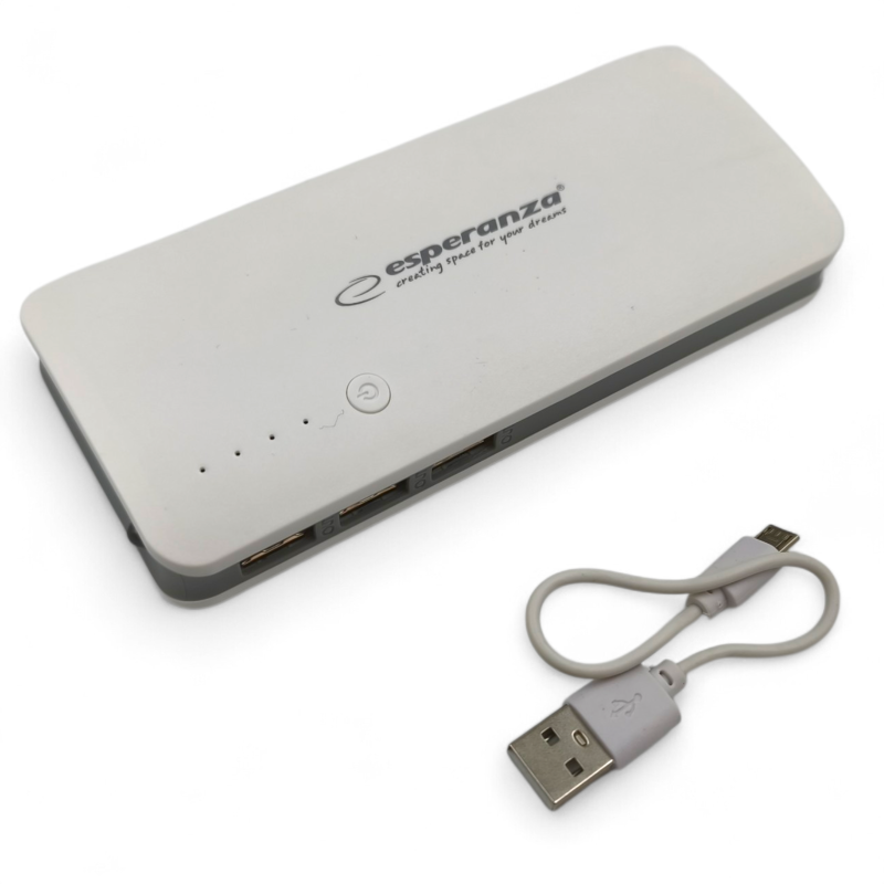 Esperanza EMP106WE Power banka 8000mAh - bielo-sivá