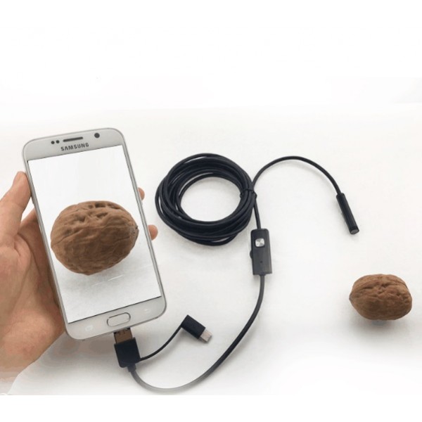5m/5.5mm endoskop pre PC a Android USB/microUSB/USB-C