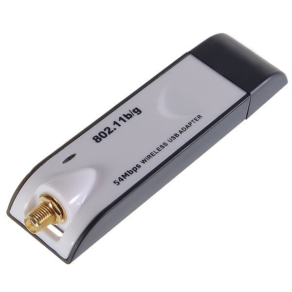 USB WiFi adaptér s odpojiteľnou anténou 54Mbps 802.11b/g 