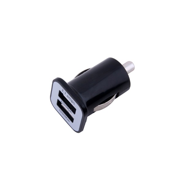 Dual-USB autonabíjačka 2,1A + 1A 12V ~ 24V