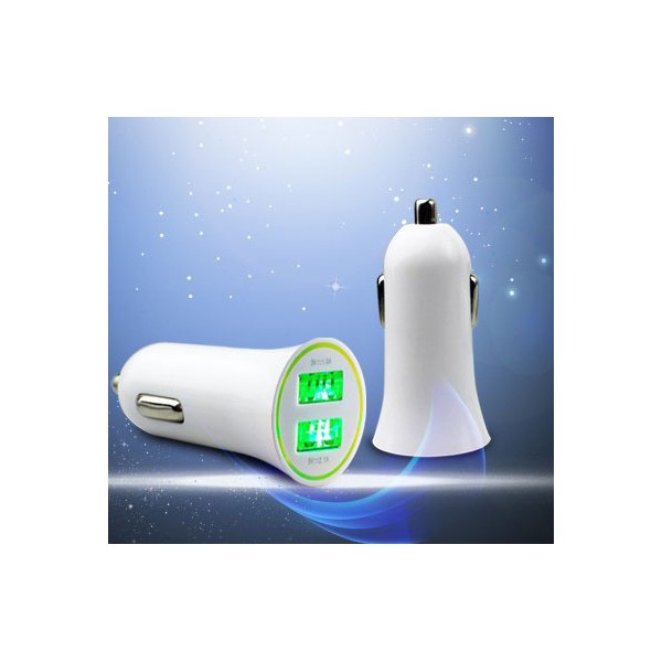 3,1A USB nabíjací adaptér do autozapaľovača s 2 USB portami