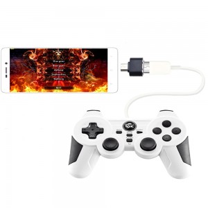 USB/microUSB OTG adaptér biely